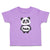 Cute Panda Bear with Black Patches Around It's Eyes, Ears and Body