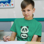 Cute Panda Bear with Black Patches Around It's Eyes, Ears and Body
