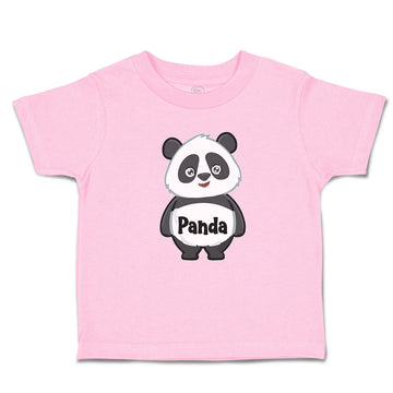 Toddler Clothes Cute Panda Bear Black Patches It's Eyes, Ears Body Toddler Shirt
