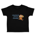 Toddler Clothes Pawpaw's Cute Little Monkey Holding A Peeled Banana Cotton