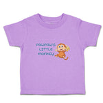 Toddler Clothes Pawpaw's Cute Little Monkey Holding A Peeled Banana Cotton