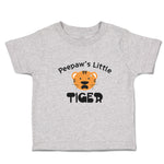 Toddler Clothes Peepaw's Little Cute Tiger Head with Whisker Toddler Shirt