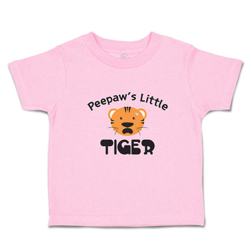 Toddler Clothes Peepaw's Little Cute Tiger Head with Whisker Toddler Shirt
