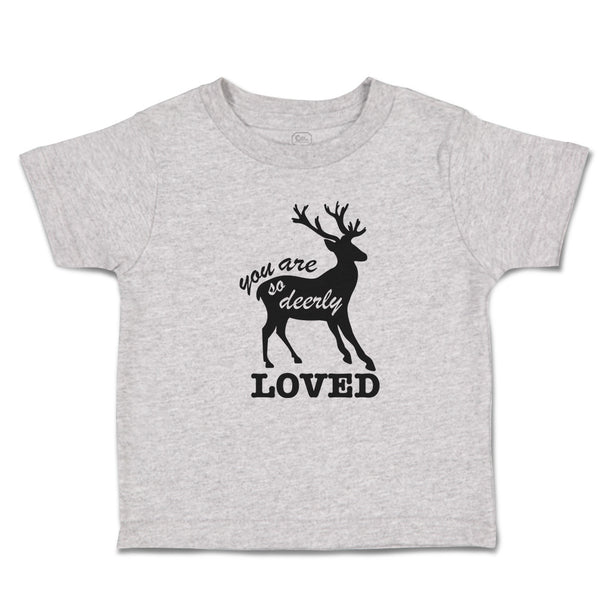 You Are So Deerly Loved Silhouette Deer Side View Mammal