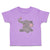 Toddler Clothes Cute Baby Elephant Sitting and Playing with It's Trunk Cotton