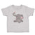 Toddler Clothes Cute Baby Elephant Sitting and Playing with It's Trunk Cotton