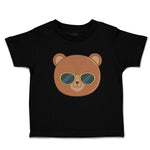 Toddler Clothes Cute Bear Wearing Sunglass Toy Teddy Bear Face Toddler Shirt