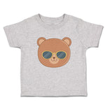 Toddler Clothes Cute Bear Wearing Sunglass Toy Teddy Bear Face Toddler Shirt