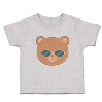 Toddler Clothes Cute Bear Wearing Sunglass Toy Teddy Bear Face Toddler Shirt