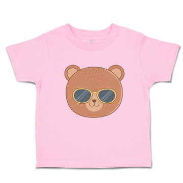 Toddler Clothes Cute Bear Wearing Sunglass Toy Teddy Bear Face Toddler Shirt