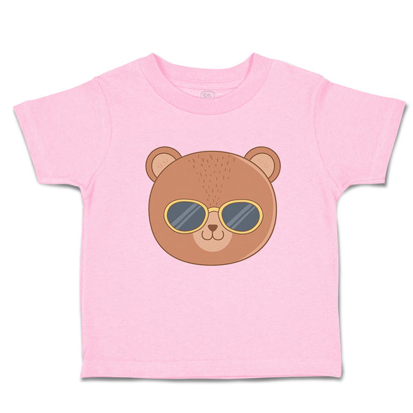 Cute Bear Wearing Sunglass Toy Teddy Bear Face