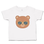 Toddler Clothes Cute Bear Wearing Sunglass Toy Teddy Bear Face Toddler Shirt