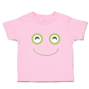 Toddler Clothes A Frog Smile Expression Funny Face Toddler Shirt Cotton