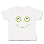 Toddler Clothes A Frog Smile Expression Funny Face Toddler Shirt Cotton