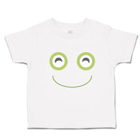 Toddler Clothes A Frog Smile Expression Funny Face Toddler Shirt Cotton