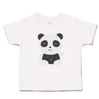 Cute Panda Bear 2 with Black Patches Around It's Eyes, Ears and Body