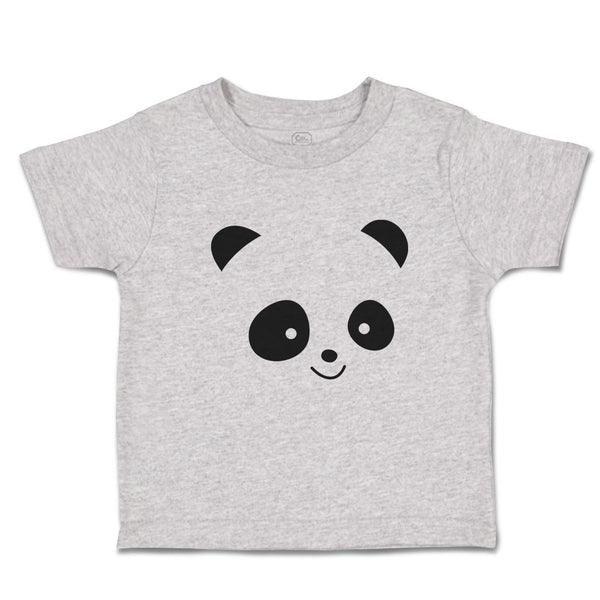 Toddler Clothes Cute Panda Bear Face and Head Toddler Shirt Baby Clothes Cotton