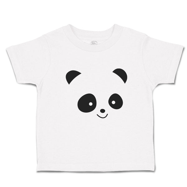 Toddler Clothes Cute Panda Bear Face and Head Toddler Shirt Baby Clothes Cotton