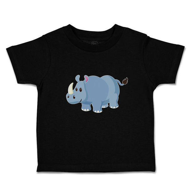 Toddler Clothes Rhinoceros Grazing in An Open Field and 1 Horned Unicornis