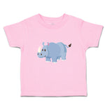 Toddler Clothes Rhinoceros Grazing in An Open Field and 1 Horned Unicornis