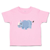 Toddler Clothes Rhinoceros Grazing in An Open Field and 1 Horned Unicornis