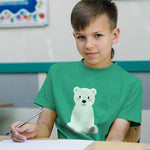 Animated White Teddy Bear Toy