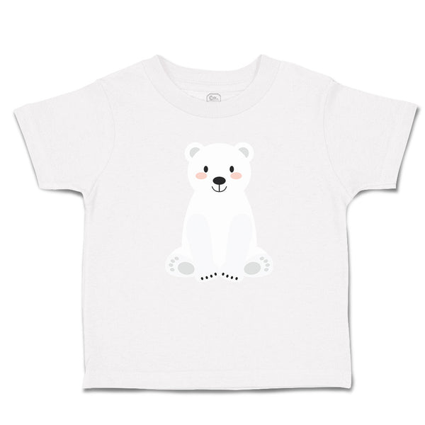 Toddler Clothes Animated White Teddy Bear Toy Toddler Shirt Baby Clothes Cotton