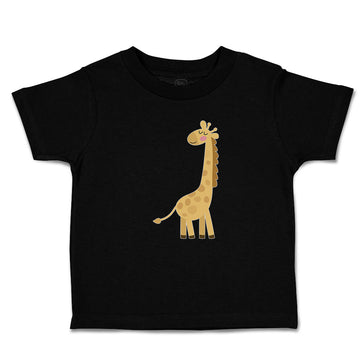 Toddler Clothes Cute Giraffe Turning Side View with Closed Eyes Toddler Shirt