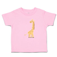 Toddler Clothes Cute Giraffe Turning Side View with Closed Eyes Toddler Shirt
