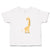 Toddler Clothes Cute Giraffe Turning Side View with Closed Eyes Toddler Shirt