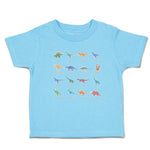 Toddler Clothes Lovely Prehistoric Dinosaur Animal Figures Toddler Shirt Cotton