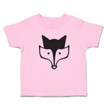 Toddler Clothes Fox Head and Snout Wildlife Toddler Shirt Baby Clothes Cotton