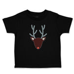 Toddler Clothes Abstract Deer Head, Snout and Horns Toddler Shirt Cotton