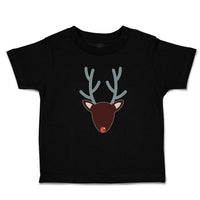 Toddler Clothes Abstract Deer Head, Snout and Horns Toddler Shirt Cotton