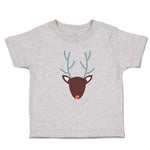 Toddler Clothes Abstract Deer Head, Snout and Horns Toddler Shirt Cotton