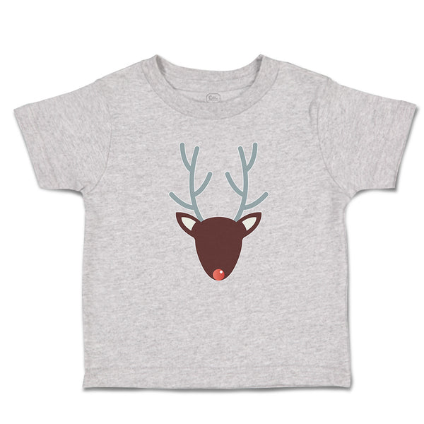 Toddler Clothes Abstract Deer Head, Snout and Horns Toddler Shirt Cotton