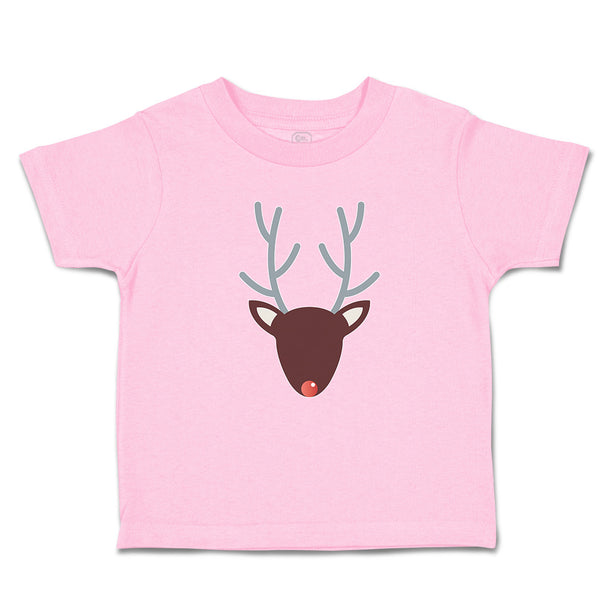 Toddler Clothes Abstract Deer Head, Snout and Horns Toddler Shirt Cotton