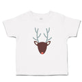 Toddler Clothes Abstract Deer Head, Snout and Horns Toddler Shirt Cotton