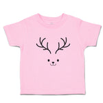Transparency Deer Face and Silhouette Horns