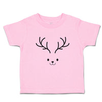 Transparency Deer Face and Silhouette Horns