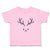 Transparency Deer Face and Silhouette Horns