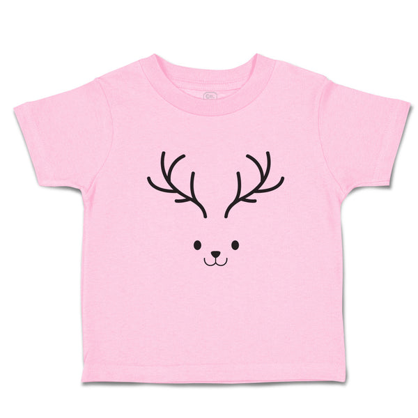 Transparency Deer Face and Silhouette Horns