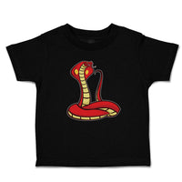 Cute Toddler Clothes The Red Serpent King Cobra An Venomous Toddler Shirt Cotton