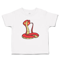 Cute Toddler Clothes The Red Serpent King Cobra An Venomous Toddler Shirt Cotton