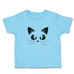 Toddler Clothes Cat Face with Whiskers Toddler Shirt Baby Clothes Cotton