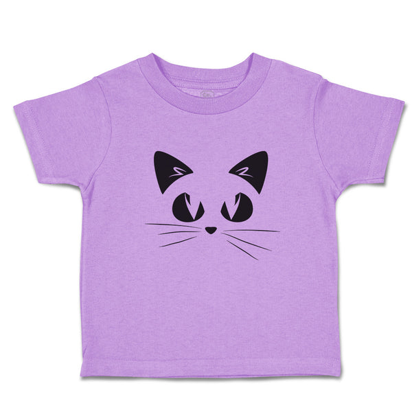 Toddler Clothes Cat Face with Whiskers Toddler Shirt Baby Clothes Cotton