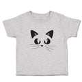 Toddler Clothes Cat Face with Whiskers Toddler Shirt Baby Clothes Cotton