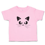 Toddler Clothes Cat Face with Whiskers Toddler Shirt Baby Clothes Cotton