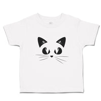 Toddler Clothes Cat Face with Whiskers Toddler Shirt Baby Clothes Cotton