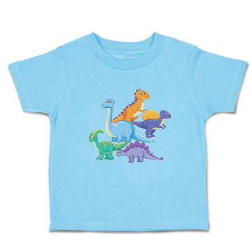 Toddler Clothes Dinosaur Buddies Rex, Triceratops Stegosaurus Toddler Shirt